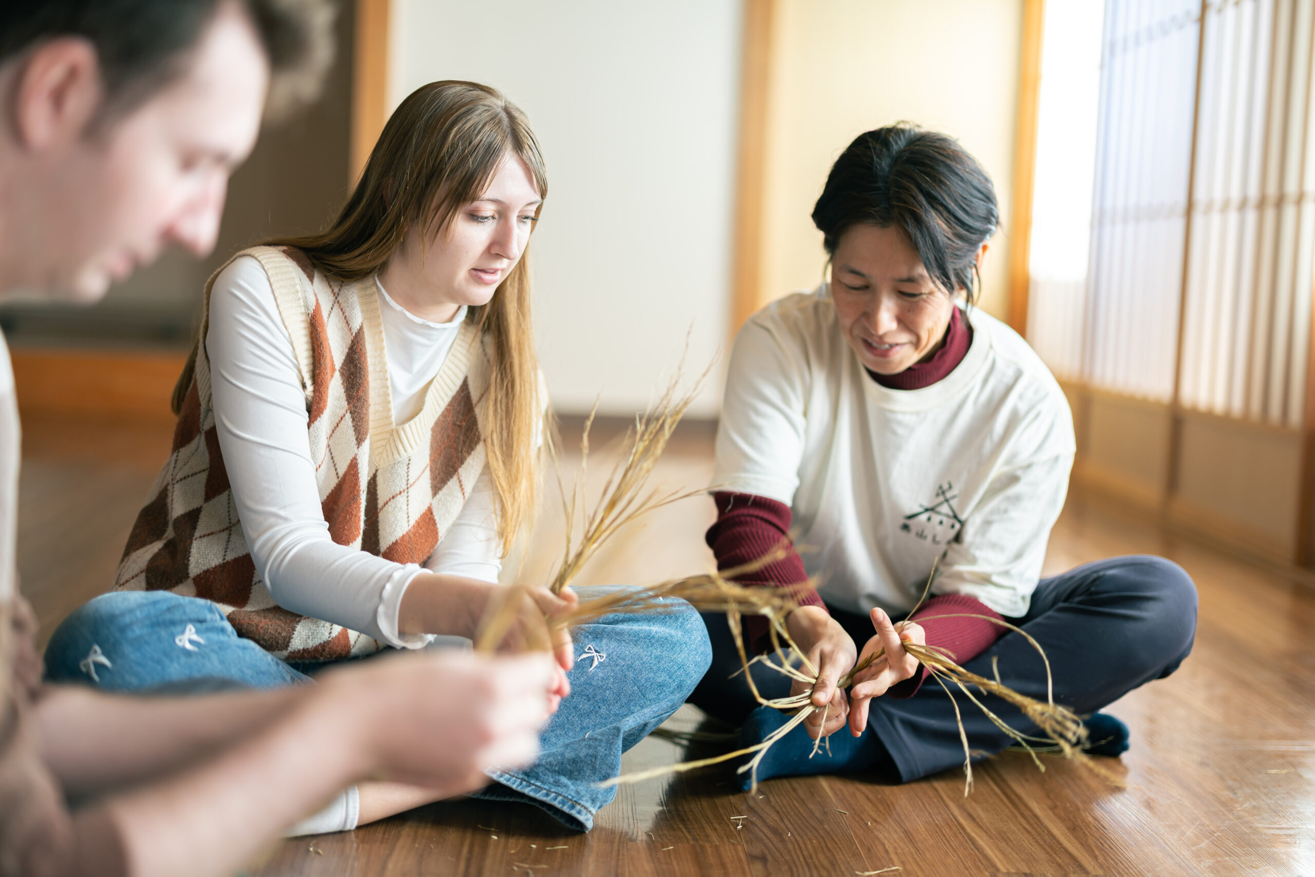 しめ縄づくり体験
